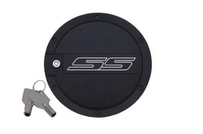 Chevrolet Camaro Defenderworx SS Logo Locking Fuel Door - Two-Tone - CT1004