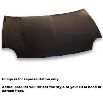 JSP America Carbon Fiber Hood with Vent - CFH003MF