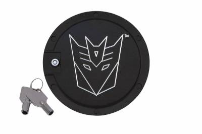 Chevrolet Camaro Defenderworx Transformers Decepticon Locking Fuel Door - Two Tone - TT1009