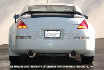 Nissan 350Z Greddy Turbo Racing Ti-C Catback Exhaust System with Dual Mufflers - 10127906