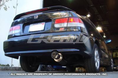 Honda Civic Greddy Racing Ti-C Catback Exhaust System - 10157905