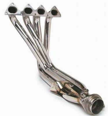 4-1 Polished Stainless Steel Exhaust Header - 1PC - HHS5019S