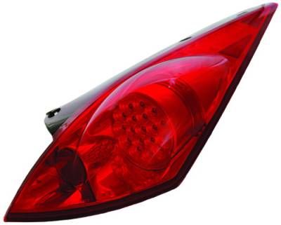 Nissan 350Z IPCW Taillights - LED with Chrome Panel - 1 Pair - LEDT-1110R2