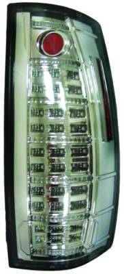 Chevrolet Suburban IPCW Taillights - Fiber Optic & LED with LED Reverse Light - 1 Pair - LEDT-312C