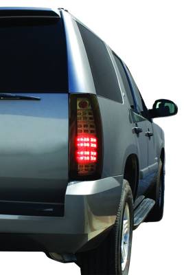 Chevrolet Suburban IPCW Taillights - Fiber Optic & LED with LED Reverse Light - 1 Pair - LEDT-312CB