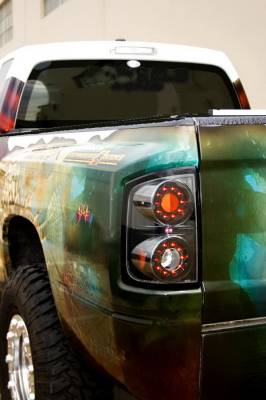 Dodge Dakota IPCW Taillights - LED - 1 Pair - LEDT-404CB