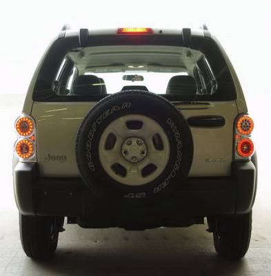 Jeep Liberty IPCW Taillights - LED - 1 Pair - LEDT-410C