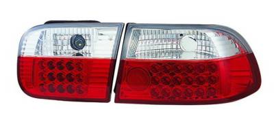 Honda Civic HB IPCW Taillights - LED - 1 Pair - LEDT-728R2