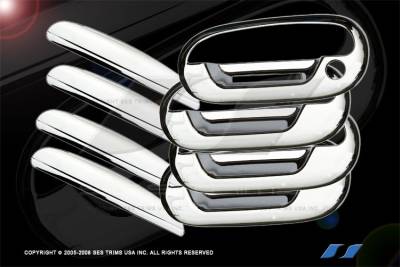 Ford F150 SES Trim ABS Chrome Door Handles - with Keypad - 6PC - DH104