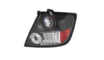 Black LED Euro Taillights - MTX-09-4055-LB