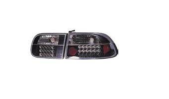 Black LED Euro Taillights - MTX-09-4068-LB