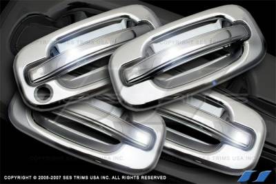 Chevrolet Silverado SES Trim ABS Chrome Door Handles - DH505-4