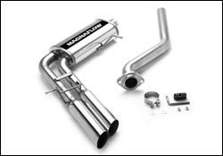 Magnaflow Cat-Back Exhaust System with Dual Pipes Same Side Exit in Front of Tire - 15842