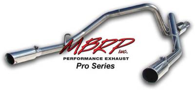 MBRP Pro Series Dual Split Rear Exhaust System S5106304