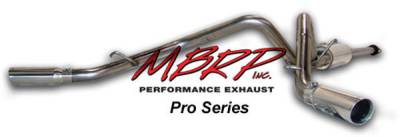 MBRP Pro Series Dual Split Rear Exhaust System S5300304