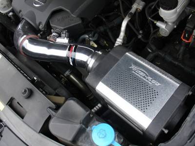 Nissan Titan Injen Power-Flow Series Air Intake System - Wrinkle Black - PF1950-1WB