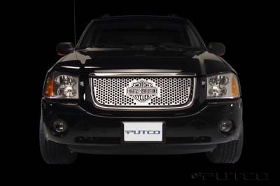 GMC Envoy Putco Punch Grille Insert with Bar & Shield - 52133