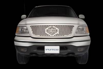 Dodge Ram Putco Punch Grille Insert with Bar & Shield - 52134