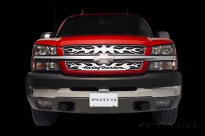 Chevrolet Silverado Putco Flaming Inferno Grille Insert - 53337