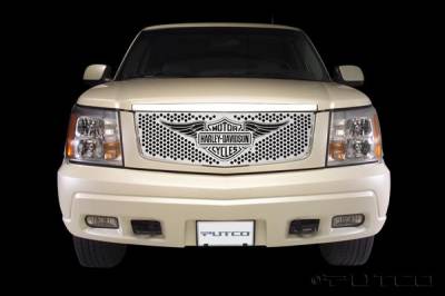 Cadillac Escalade Putco Punch Grille Insert with Wings Logo - 56115