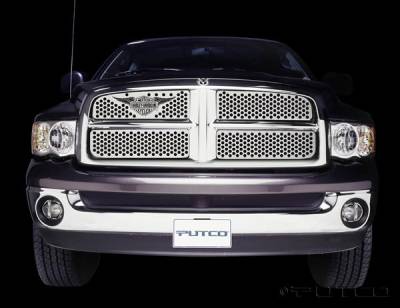 Dodge Ram Putco Punch Grille Insert with Wings Logo - 56132