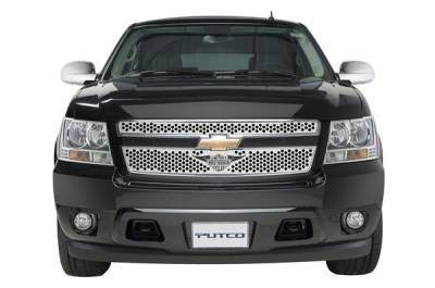 Chevrolet Avalanche Putco Punch Grille Insert with Wings Logo - 56158