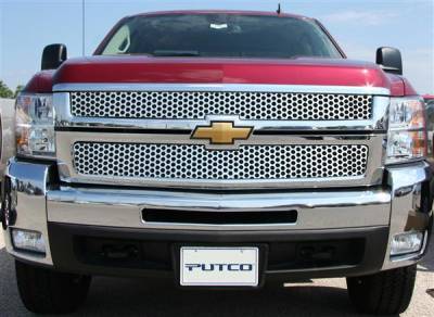 Chevrolet Silverado Putco Designer FX Grille - Diamond Pattern Design - 64295