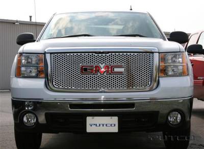 GMC Sierra Putco Designer FX Punch Grille - 64296