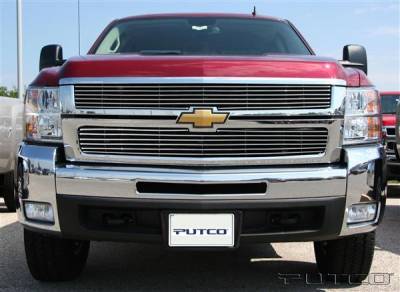 Chevrolet Silverado Putco Boss Shadow Billet Grille - 79189