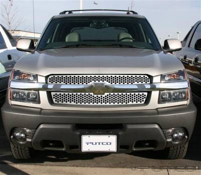 Chevrolet Avalanche Putco Punch Stainless Steel Grille - 84126