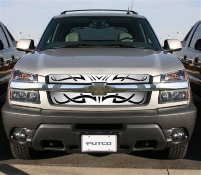 Chevrolet Avalanche Putco Tribe Stainless Steel Grille - 85111