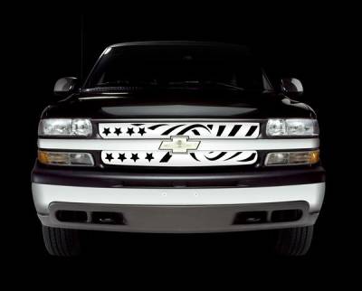 Chevrolet Suburban Putco Patriot Stainless Steel Grille - 86100