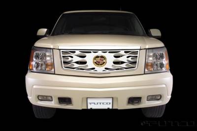 Cadillac Escalade Putco Flaming Inferno Stainless Steel Grille - 89115