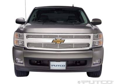 Chevrolet Silverado Putco Liquid Grille - 91189