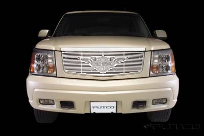 Cadillac Escalade Putco Liquid Grille Insert with Wings Logo - 94115