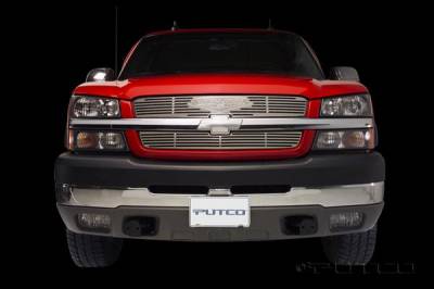 Chevrolet Silverado Putco Liquid Grille Insert with Classic Logo - 94237