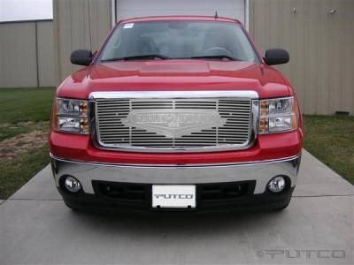 Chevrolet Silverado Putco Liquid Grille Insert with Classic Logo - 94295