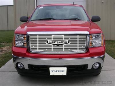 GMC Sierra Putco Liquid Grille Insert with Classic Logo - 94296