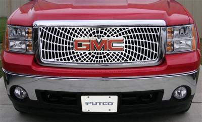 GMC Sierra Putco Liquid Spider Web Grille - 303190