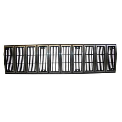 Omix Grille Insert - Black & Gray - 12035-25