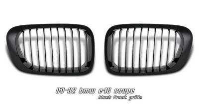 BMW 3 Series 2DR Option Racing Sport Grille -  Black - 64-12116