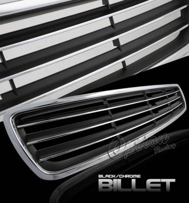 Audi A4 Option Racing Chrome Grille - Chrome - 1PC - 65-11390