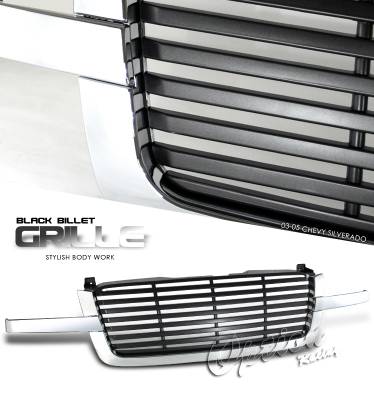 Chevrolet Silverado Option Racing Billet Grille - 65-15119