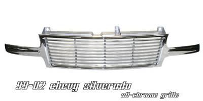 Chevrolet Silverado Option Racing Billet Grille - 65-15130