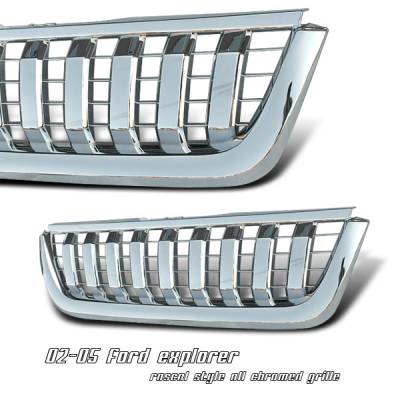 Ford Explorer Option Racing Vertical Grille - 65-18161