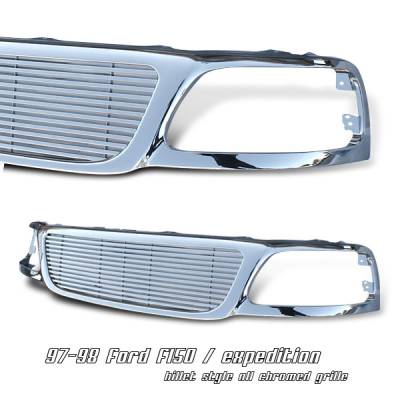 Ford F150 Option Racing Billet Grille - 65-18170