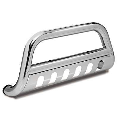 Outland Bull Bar With Skid Plate - 3 inch - Stainless Steel - 82501-04