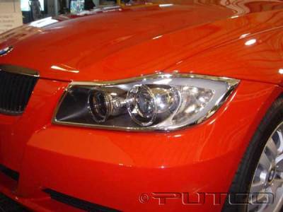 BMW 3 Series Putco Headlight Covers - 401212