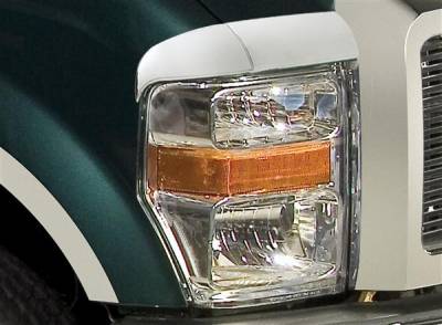 Ford F250 Superduty Putco Headlight Covers - 401262