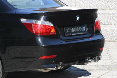 Rear Apron Add On w/ Diffuser for Twin-Dual Cut Out Sedan